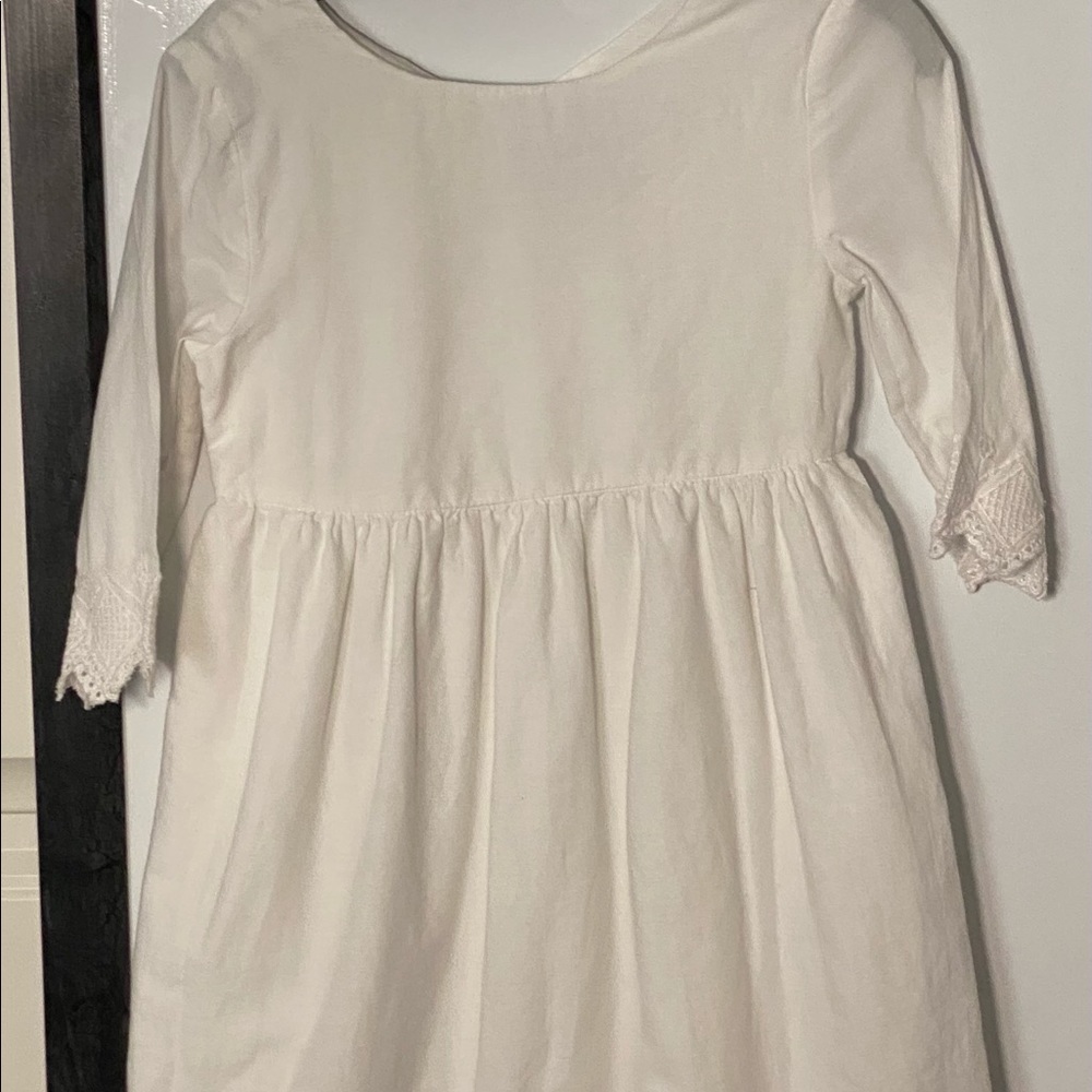 White cut out dress